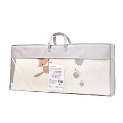 Educational folding foam mat double-sided 179x198cm street/forest