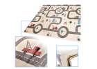 Educational folding foam mat double-sided 179x198cm street/forest 6