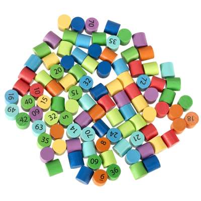 Educational multiplication table toy wooden board