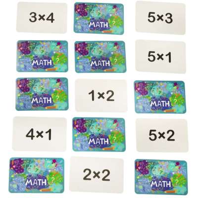 Educational multiplication table toy wooden board