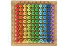 Educational multiplication table toy wooden board 8