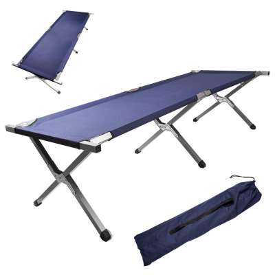 Field bed folding tourist bed canada not blue