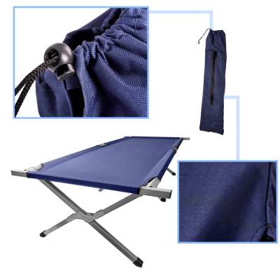 Field bed folding tourist bed canada not blue