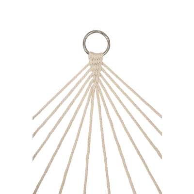 Garden hammock boho tassels 200cm ecru 250kg