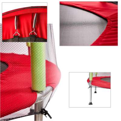 Garden trampoline for children 140cm red