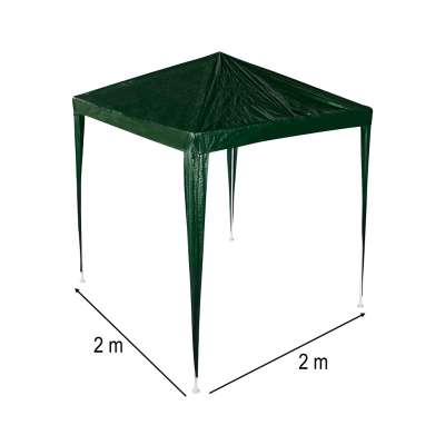 Green commercial event pavilion tent 2x2