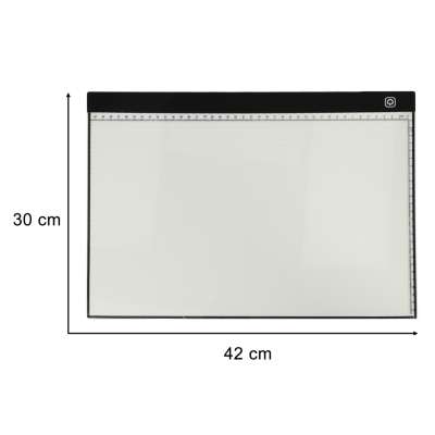 LED light box pad drawing board A3