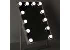 LED make-up mirror with USB bulbs 30x40cm 7