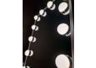 LED make-up mirror with USB bulbs 30x40cm 9