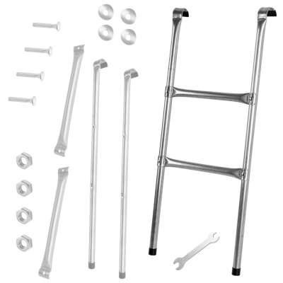 Metal trampoline ladder