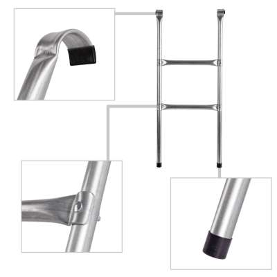 Metal trampoline ladder