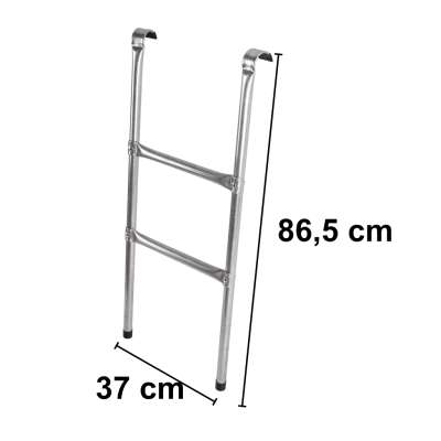 Metal trampoline ladder