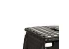 Non-slip folding stool 39cm black 3