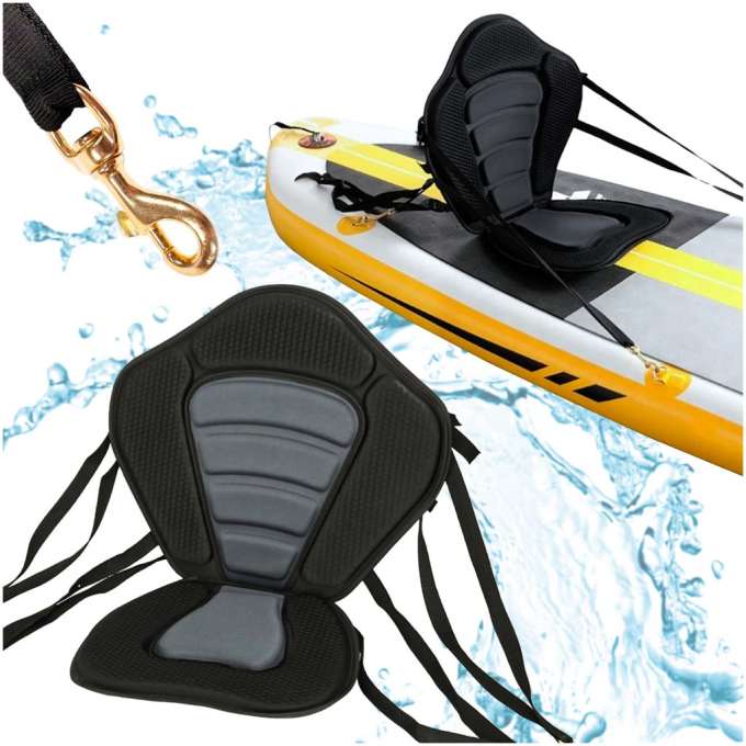 Seat with backrest for SUP board kayak