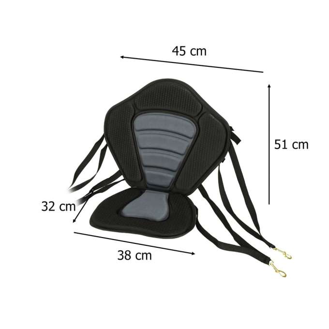 Seat with backrest for SUP board kayak