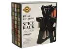 Spice organizer rack rotating containers 9