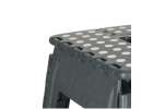 Stołek taboret składany antypoślizgowy 39cm ciemny szary 3