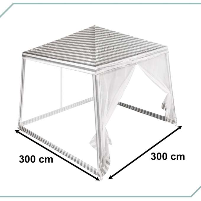 Tent pavilion gazebo garden party commercial White 3X3m