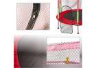 Trampolina ogrodowa dla dzieci siatka 140cm 55inch czerwona 2