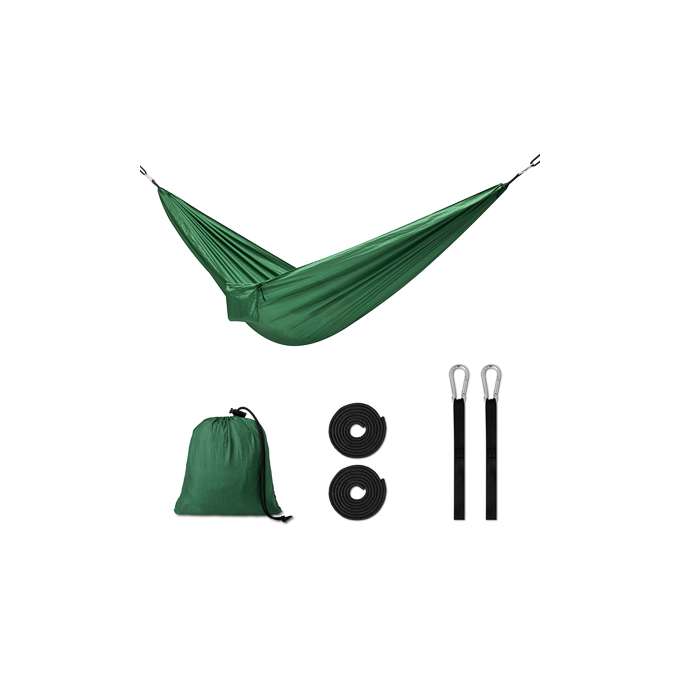 Travel camping hammock travel hammock 260cm green 120kg