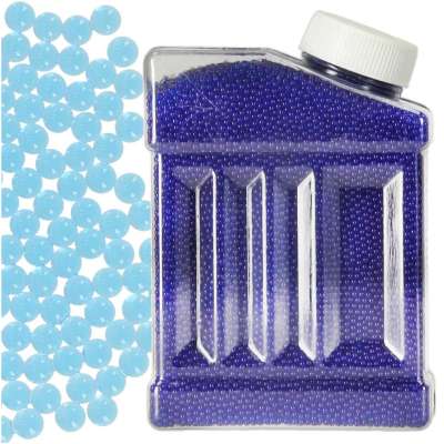 Water hydrogel balls for flower gun blue 250g 50,000pcs. 7-8mm