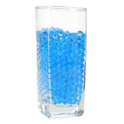 Water hydrogel balls for flower gun blue 250g 50,000pcs. 7-8mm