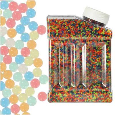 Water hydrogel balls for flower gun multicolour 250g 50,000pcs. 7-8mm