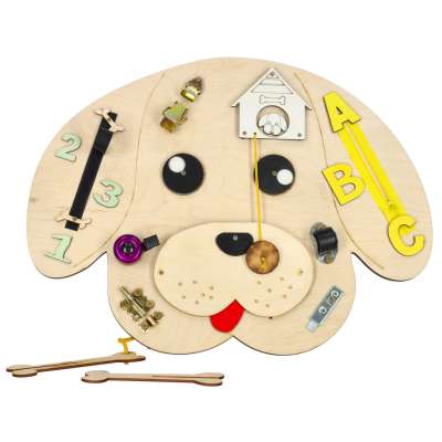 Wooden manipulative board dog 49x37x6.5