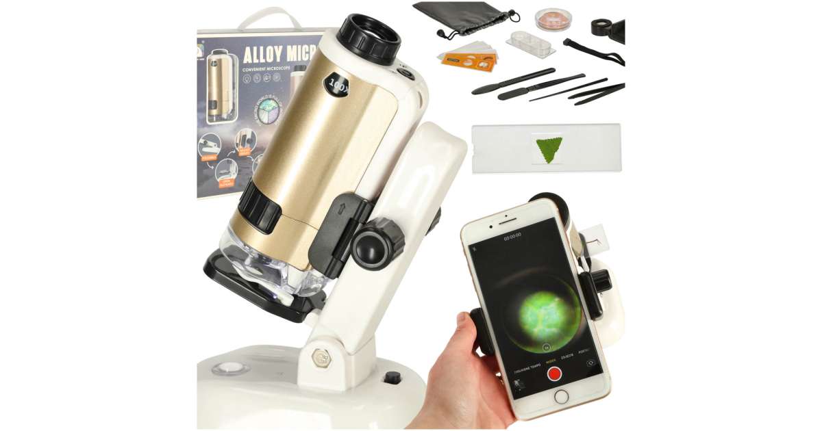 Scientific educational school microscope for children. Wholesale ...