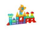 3D construction magnetic bricks LED glowing 134 el. 3
