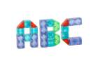 3D construction magnetic bricks LED glowing 134 el. 4
