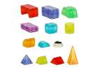 3D construction magnetic bricks LED glowing 134 el. 6