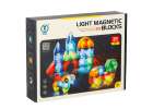 3D construction magnetic bricks LED glowing 32 el. 11