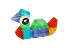 3D construction magnetic bricks LED glowing 64 pieces 3