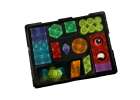 3D construction magnetic bricks LED glowing 64 pieces 8