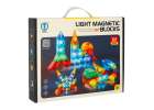 3D construction magnetic bricks LED glowing 64 pieces 11