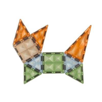 3D magnetic construction blocks luminous animal park 124 el.