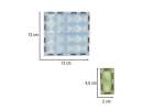 3D magnetic construction blocks luminous animal park 124 el. 12