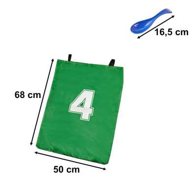 Animation sports set 4-in-1 bags sash bags eggs spoons