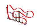 Anti-gravity car racing track 120 el. 2