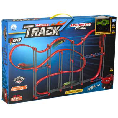Anti-gravity car racing track 120 el.