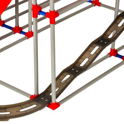 Anti-gravity car racing track 175 el.