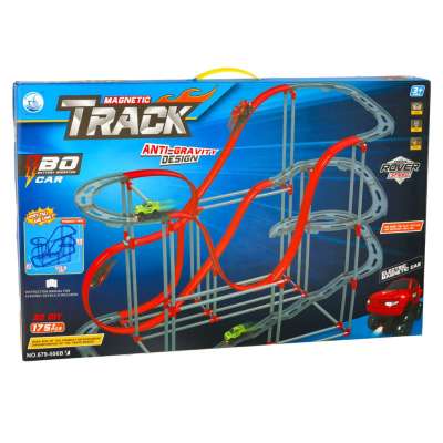 Anti-gravity car racing track 175 el.