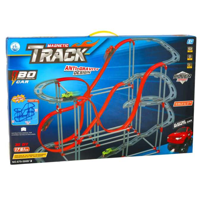Anti-gravity car racing track 175 el.