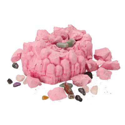 Archaeology set stone minerals 9 el.