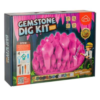 Archaeology set stone minerals 9 el.