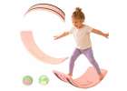 Balance board for kids 67x29cm non-slip pink 1