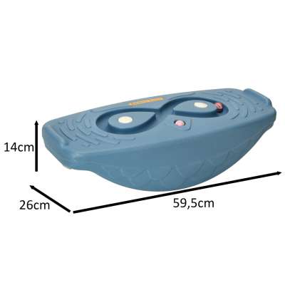 Balance board with ball maze for children navy blue