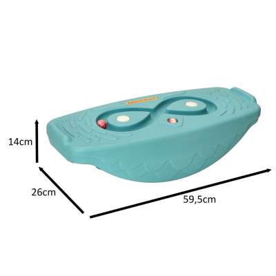 Balance board with ball maze for children turquoise