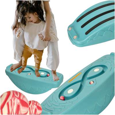 Balance board with ball maze for children turquoise